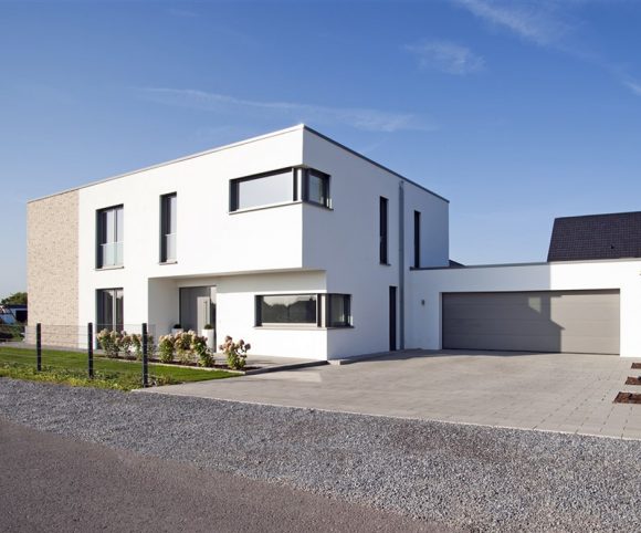 Moderne Haus Flachdach in Bünde I Strothotte Architekten