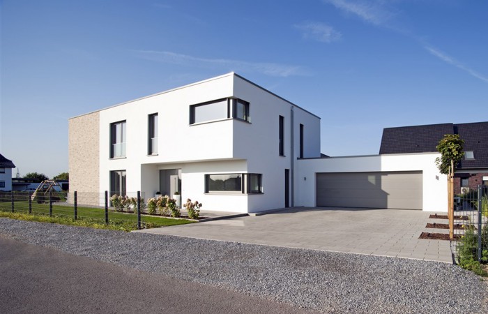 Moderne Haus Flachdach in Bünde I Strothotte Architekten